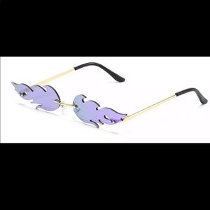 purple flame sunglasses